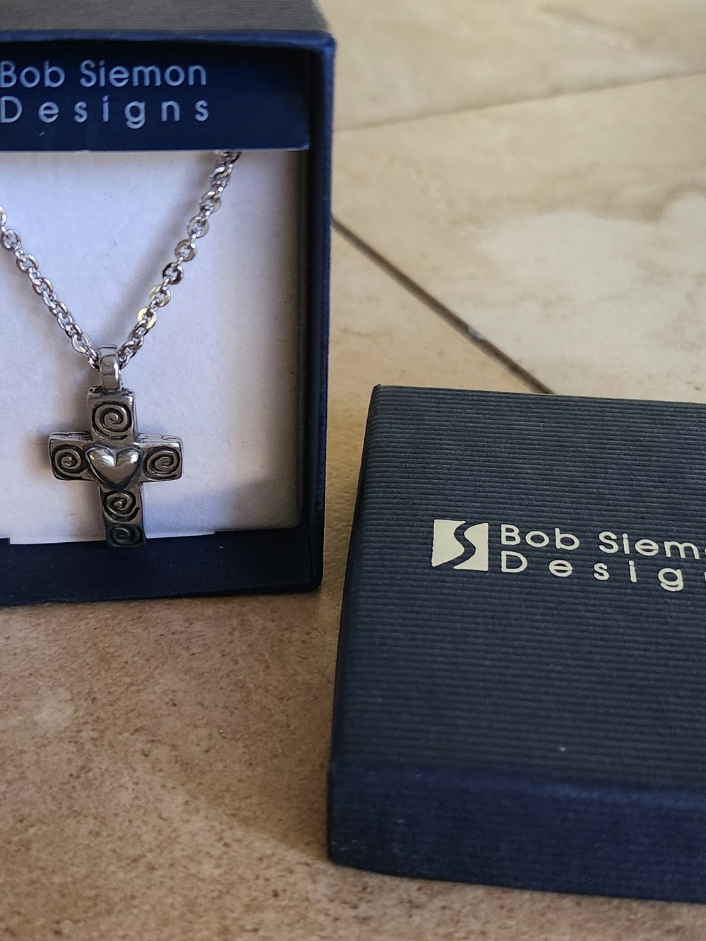 Silver Cross Pendant Necklace